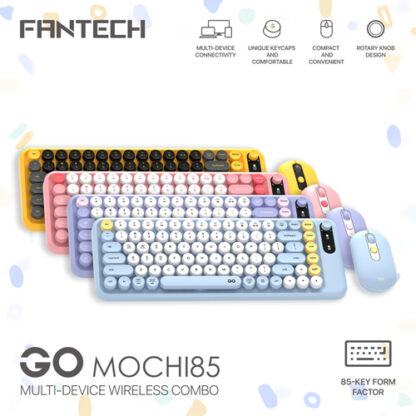 Fantech Go Machi 85 WK898 Blue Wireless BT Combo
