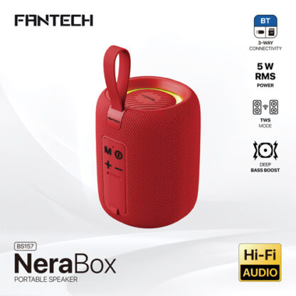 Fantech Bluetooth Speaker Nera Box BS157 RED