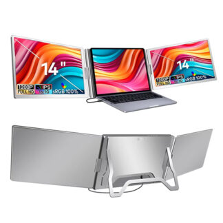 Portable Dual-Screen Monitor S688 PRO One Cable